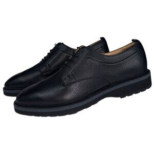 Ted Baker London Mens Size 11 Oxford Textured Leather Shoes Black Dress Casual